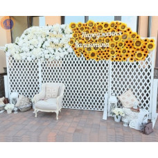 Фон гратчастий білий