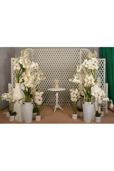 Фон гратчастий білий