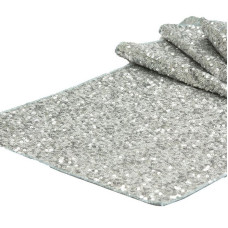 Серветки паєтка срібло