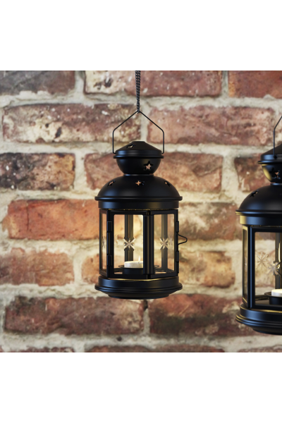 Ліхтар чорний IKEA