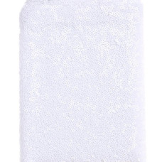 Серветки паєтка біла