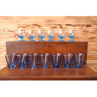 Чарки вінтажні сині