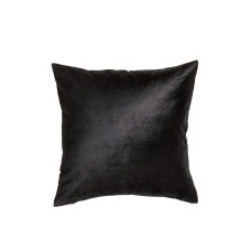 Подушка чорна велюрова