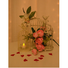 Клітки білі декоративні