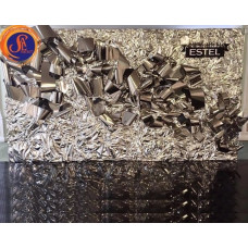 Задник із візерунком срібло