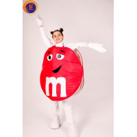 Напівростовий костюм М&Ms 