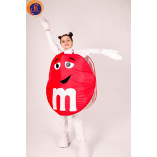 Напівростовий костюм М&Ms 