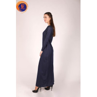 Платье темно-синее