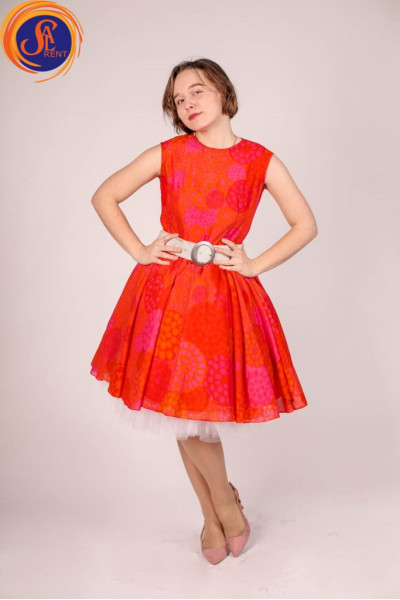 Сукня red в стилі 60-х