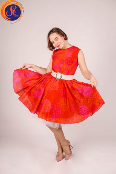 Сукня red в стилі 60-х