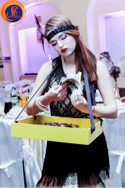 Сукня чорна, гіпюр, бахрома 30-ті