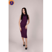 Сукня-футляр лілова