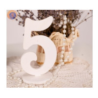 Номерки на стіл білі