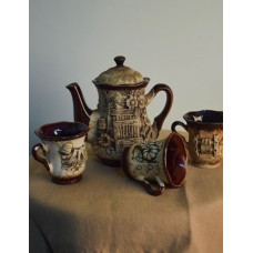 Чайний глиняний набір