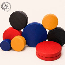 Пуфи круглі різнокольрові