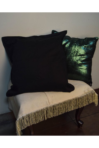 Подушка чорна (червона)