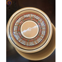 Миска з кришкою розписна 