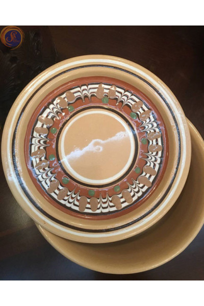 Миска з кришкою розписна 