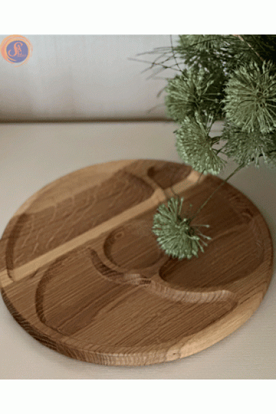 Підставка деревʼяна для сиру/горіхів