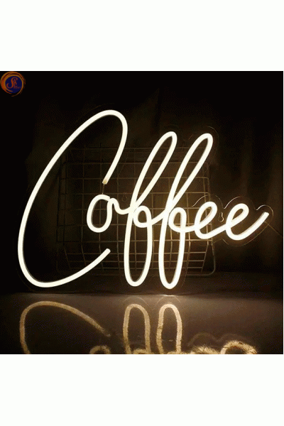 Неонова вивіска "Coffee"