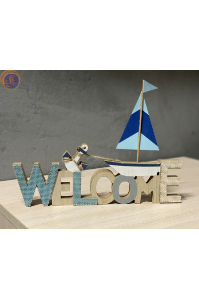 Табличка морська «welcome”