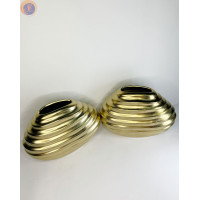 Ваза голд хвиляста