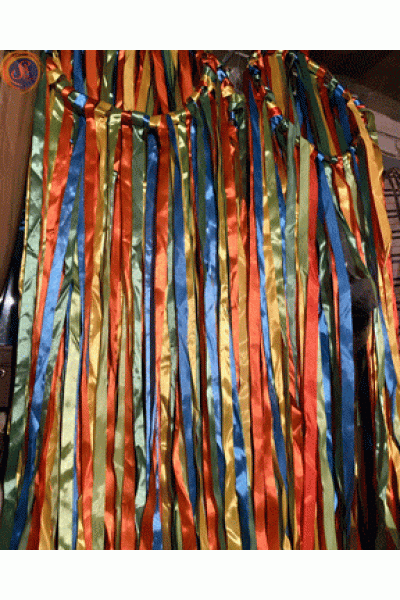 Декоративні кола зі стрічок