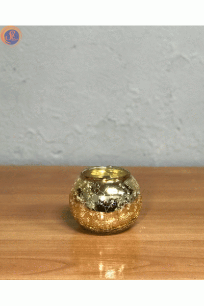 Підсвічник «Бочонок» gold