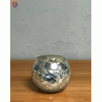 Підсвічник «Бочонок» silver