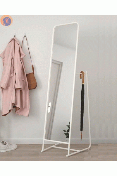 Дзеркало підлогове біле