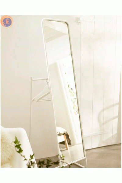 Дзеркало підлогове біле