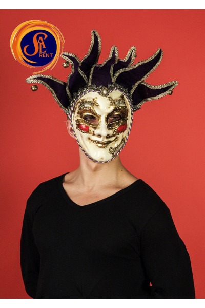 Маска венеціанська Арлекін