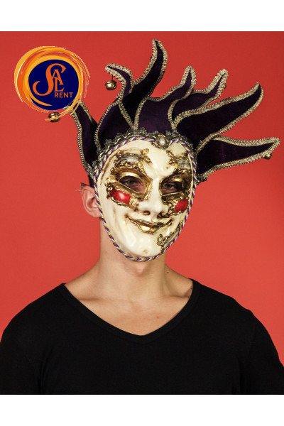 Маска венеціанська Арлекін