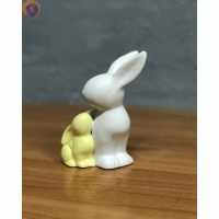 Зайчиха з зайченям