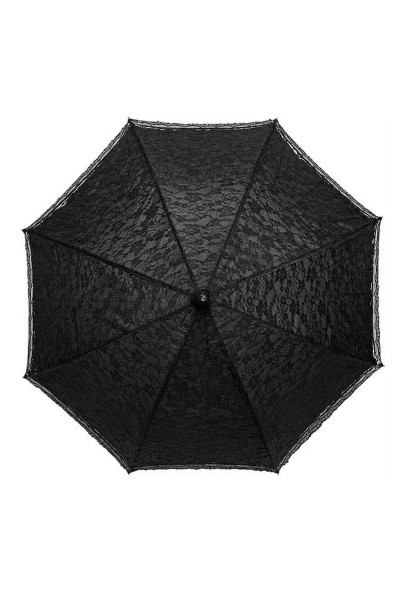 Парасоля чорна ажурна