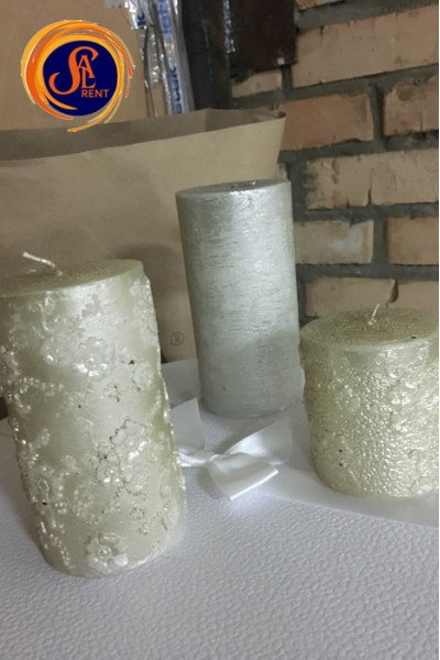 Свічки срібні