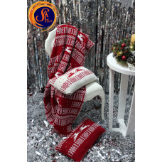 Плед та подушки з оленями