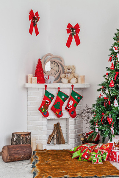 Камін декоративний кутовий