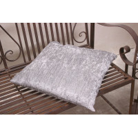 Подушка сіра велюрова