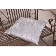 Подушка сіра велюрова