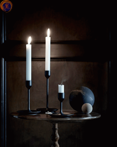 Підсвічник чорний 2