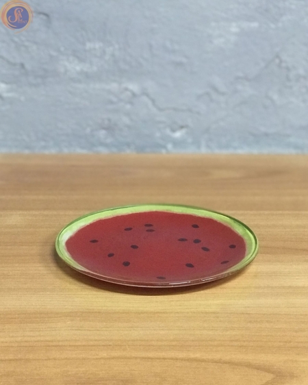 Тарілка десертна «Кавун»