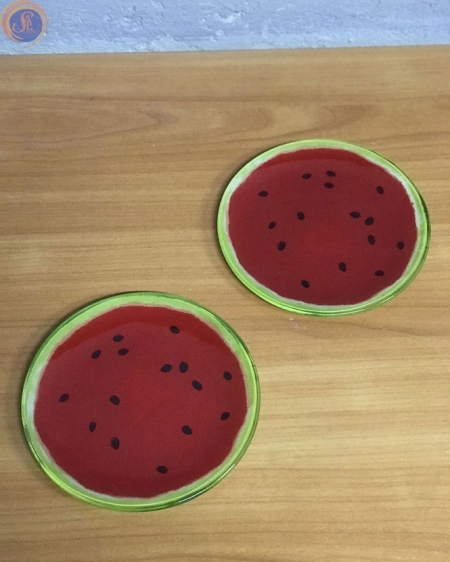 Тарілка десертна «Кавун»